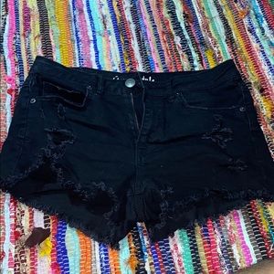 Black shorts
